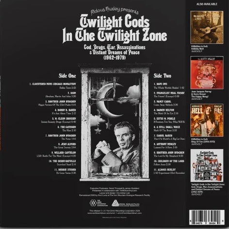 VARIOUS ARTISTS - TWILIGHT GODS IN THE TWILIGHT ZONE VINYL
