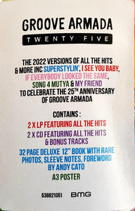 GROOVE ARMADA - TWENTY FIVE (BOT SET) VINYL + CD