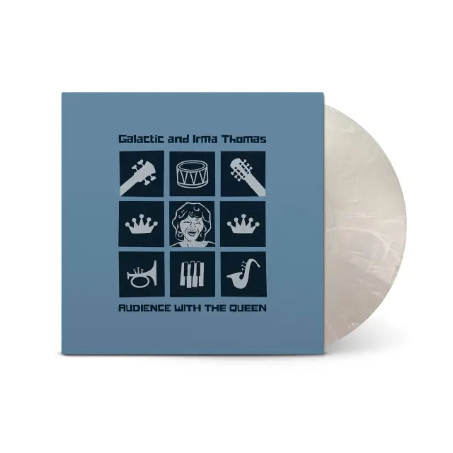 IRMA THOMAS AND GALACTIC - AUDIENCE WITH THE QUEEN (WHITE SMOKE COLOURED) VINYL