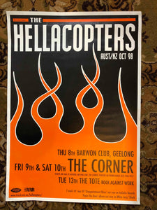 HELLACOPTERS - 1989 AUST TOUR (USED) POSTER