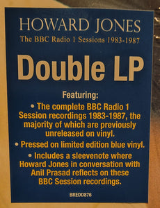 HOWARD JONES - THE BBC RADIO 1 SESSIONS 1983-1987 2LP VINYL