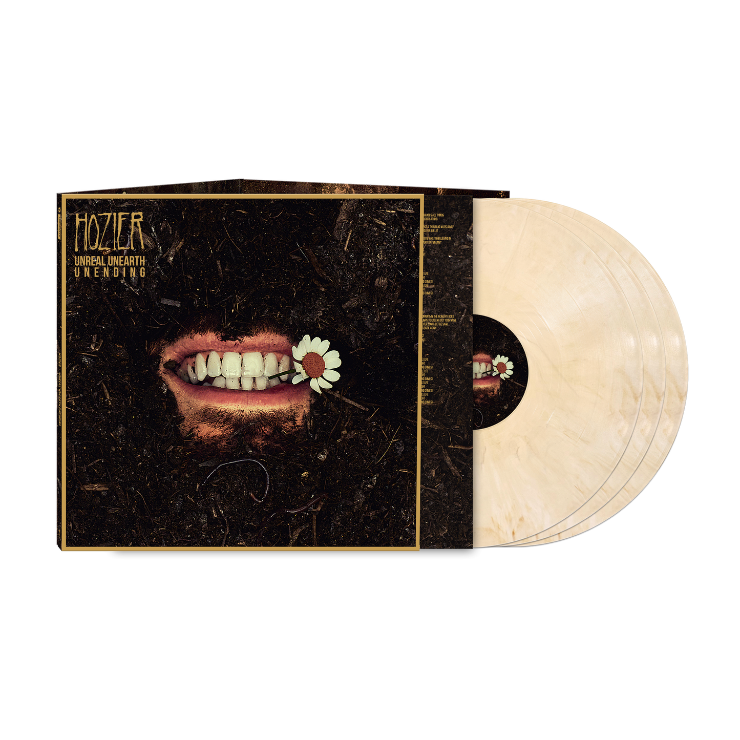 HOZIER - UNREAL UNEARTH UNENDING : DELUXE (3LP) (TOOTH WHITE COLOURED) VINYL