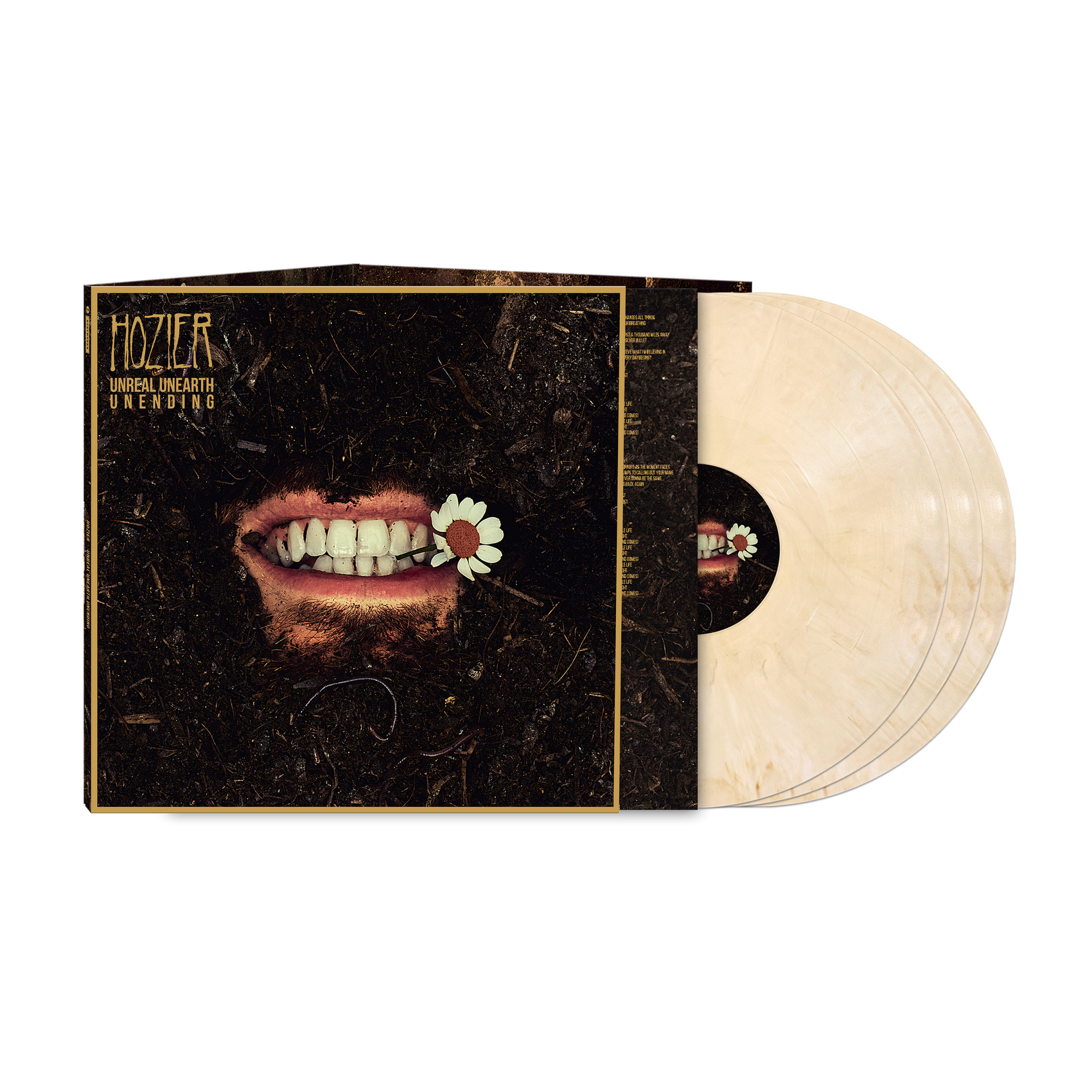 HOZIER - UNREAL UNEARTH UNENDING : DELUXE (3LP) (TOOTH WHITE COLOURED) VINYL