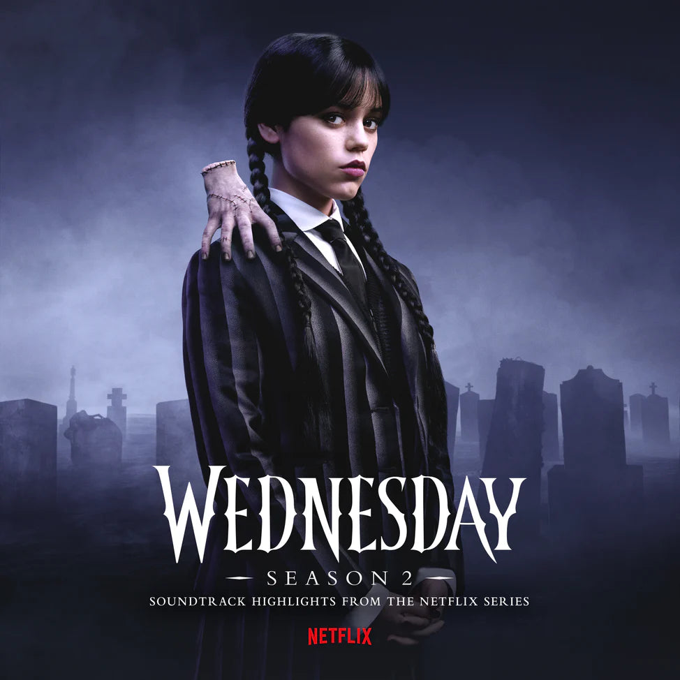 VARIOUS ARTISTS - WEDNESDAY, SEASON TWO SOUNDTRACK (PURPLE & BLACK) VINYL