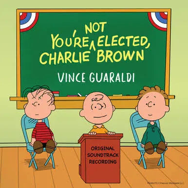 VINCE GUARALDI - YOU’RE NOT ELECTED, CHARLIE BROWN THANKSGIVING (ECO BLACK) VINYL