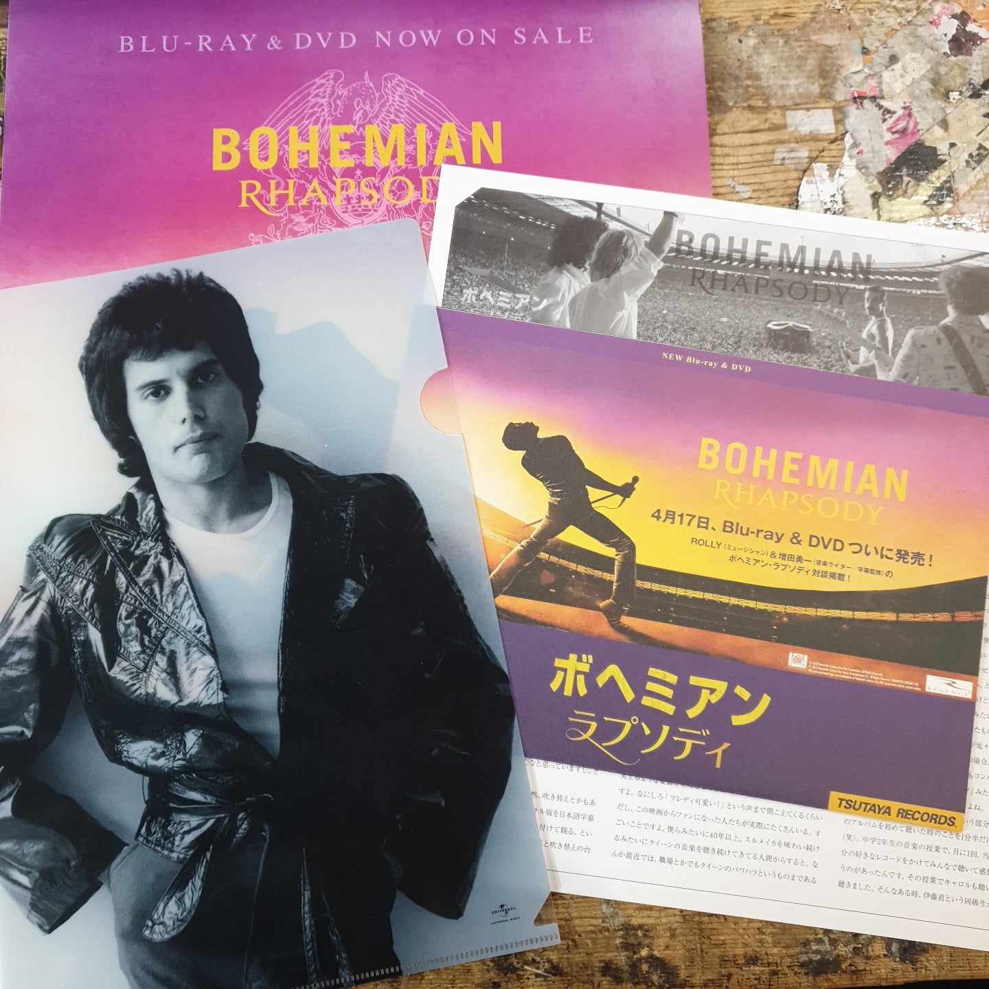 QUEEN - BOHEMIAN RHAPSODY FILM (USED PROMO KIT 2019 JAPANESE)