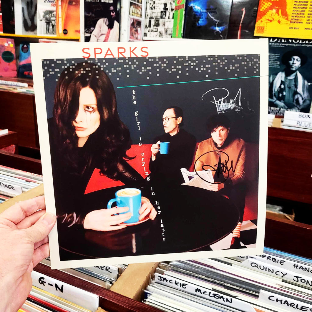 SPARKS - THE GIRL CRYING IN HER LATTE (SIGNED)VINYL
