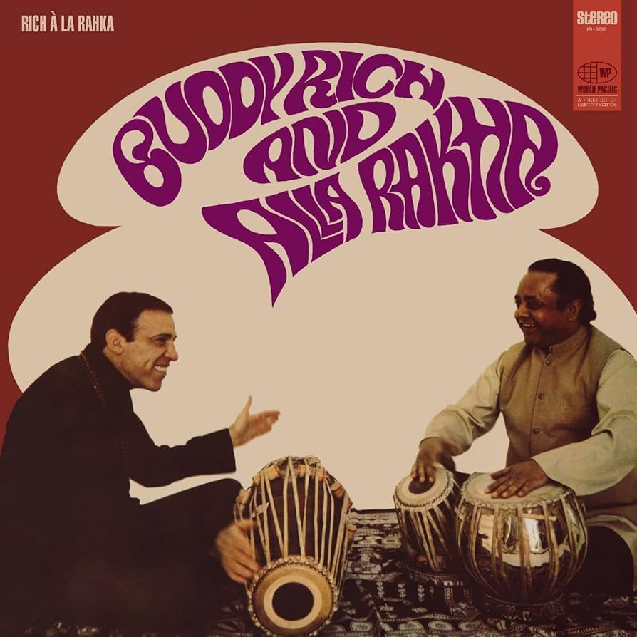 BUDDY RICH AND ALLA RAKHA - RICH À LA RAKHA (COLOURED VINYL) VINYL