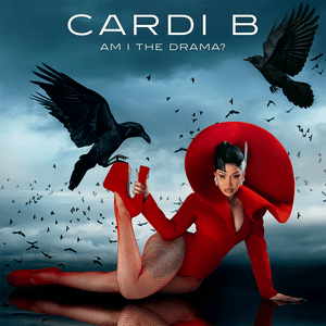 CARDI B - AM I THE DRAMA (SIGNED ART CARD) (BABY BLUE COLOURED) (2LP) VINYL