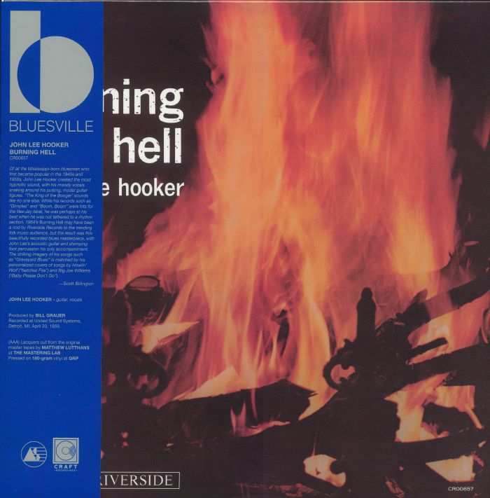 JOHN LEE HOOKER - BURNING HELL (CRAFT PRESSING) VINYL