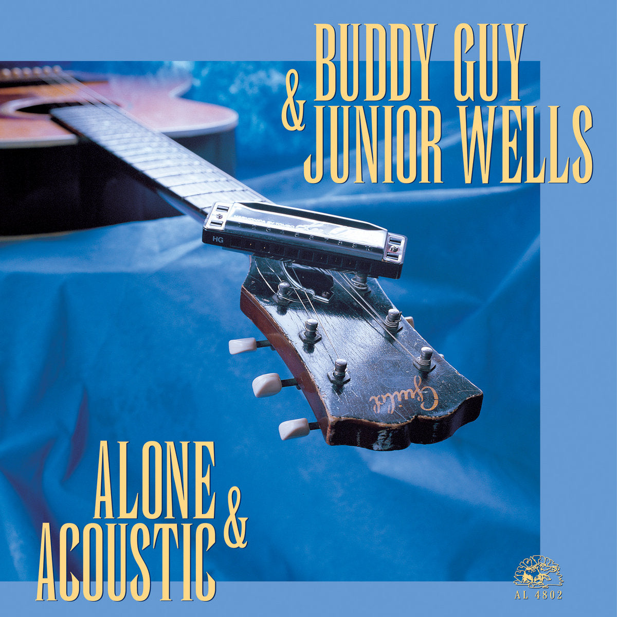 JUNIOR WELLS WITH BUDDY GUY - ALONE AND ACOUSTIC VINYL