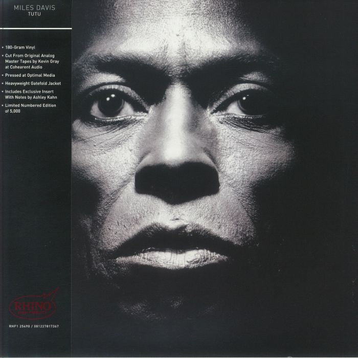 MILES DAVIS - TUTU (2LP) (RHINO RE-ISSUE) VINYL