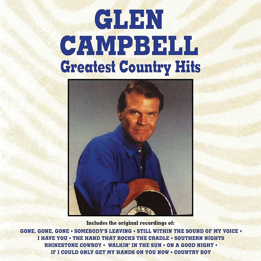 GLEN CAMPBELL - GREATEST COUNTRY HITS VINYL