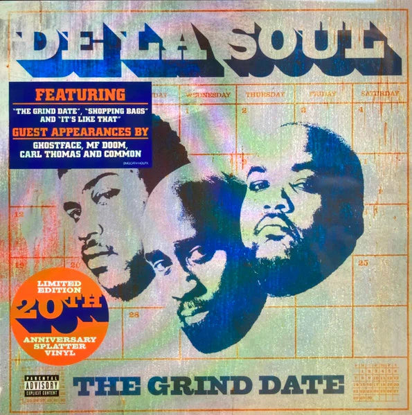DE LA SOUL - THE GRAND DATE (20TH ANNIVERSARY SPLATTER COLOURED) (2LP) VINYL