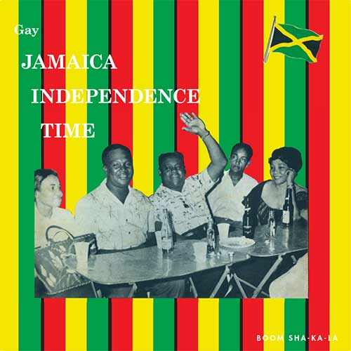 VARIOUS ARTISTS - GAY JAMAICA INDERPENDANCE TIME (ORANGE COLOURED) VINYL