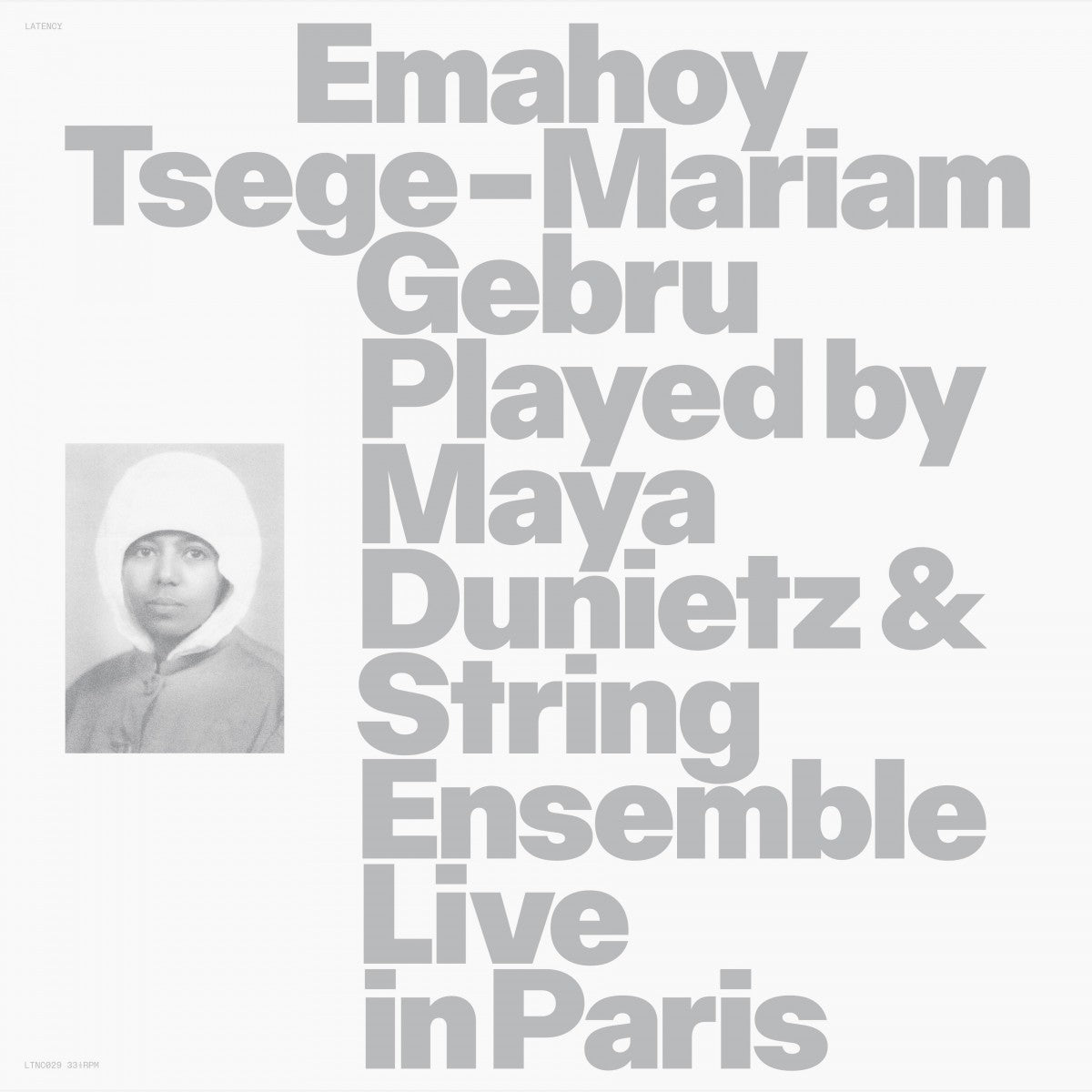 EMAHOY TSEGE-MARIAM GEBRU - IN PARIS VINYL