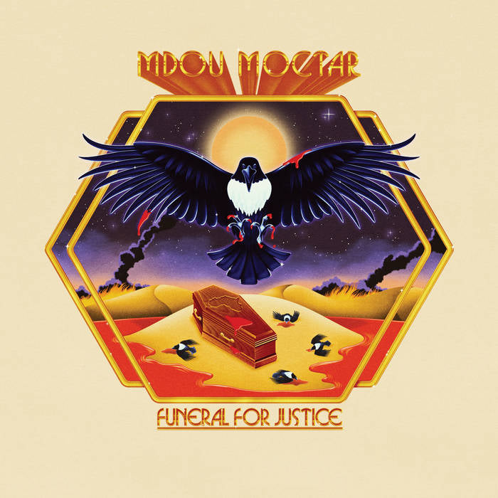 MDOU MOCTAR - FUNERAL FOR JUSTICE (GRAVESTONE MARBLE COLOURED) (VMP PRESSING) VINYL