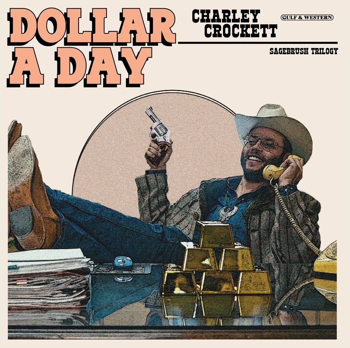 CHARLEY CROCKETT - DOLLAR A DAY VINYL