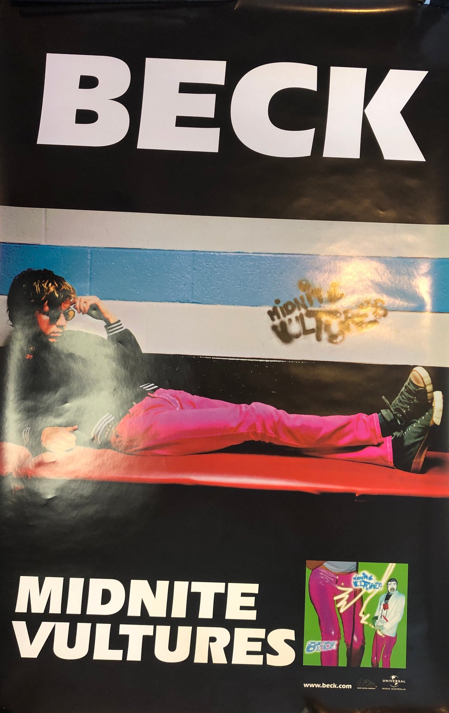 BECK - MIDNITE VULTURES PROMO POSTER