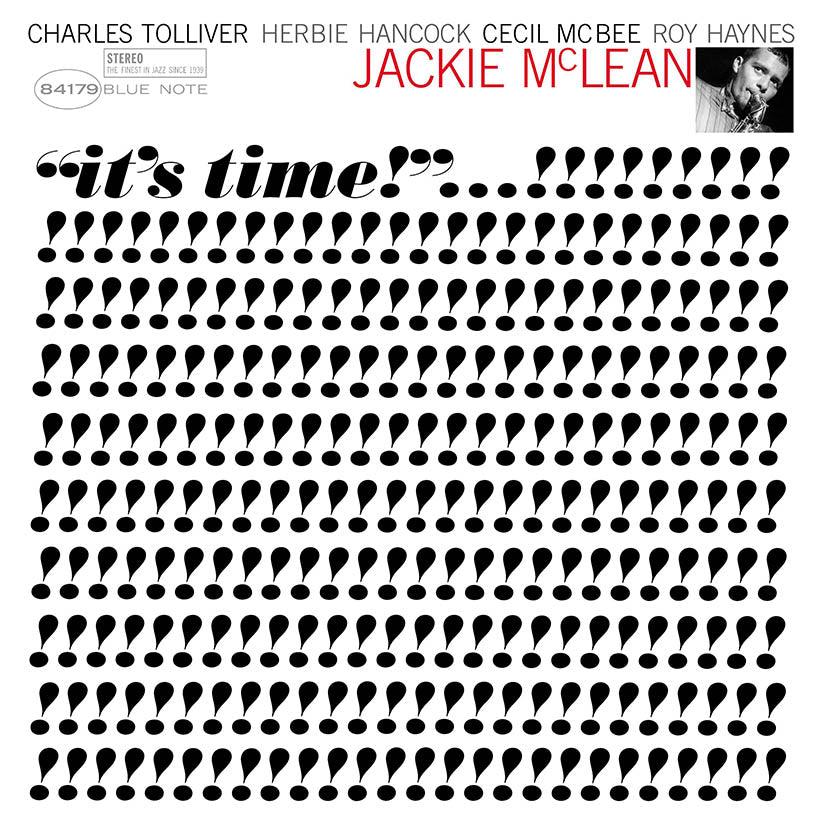 JACKIE MCLEAN - IT'S TIME (180GM) (BLUE NOTE TONE POET) VINYL
