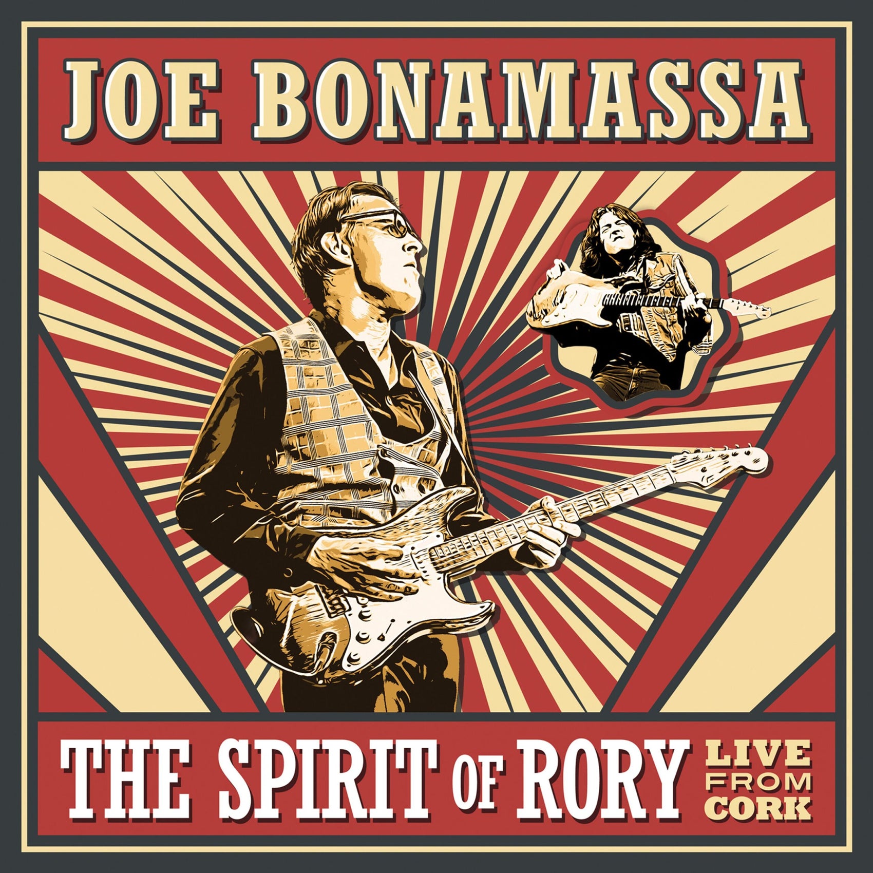JOE BONAMASSA - THE SPIRIT OF RORY : LIVE FROM CORK (2LP) (RED MARBLED) VINYL
