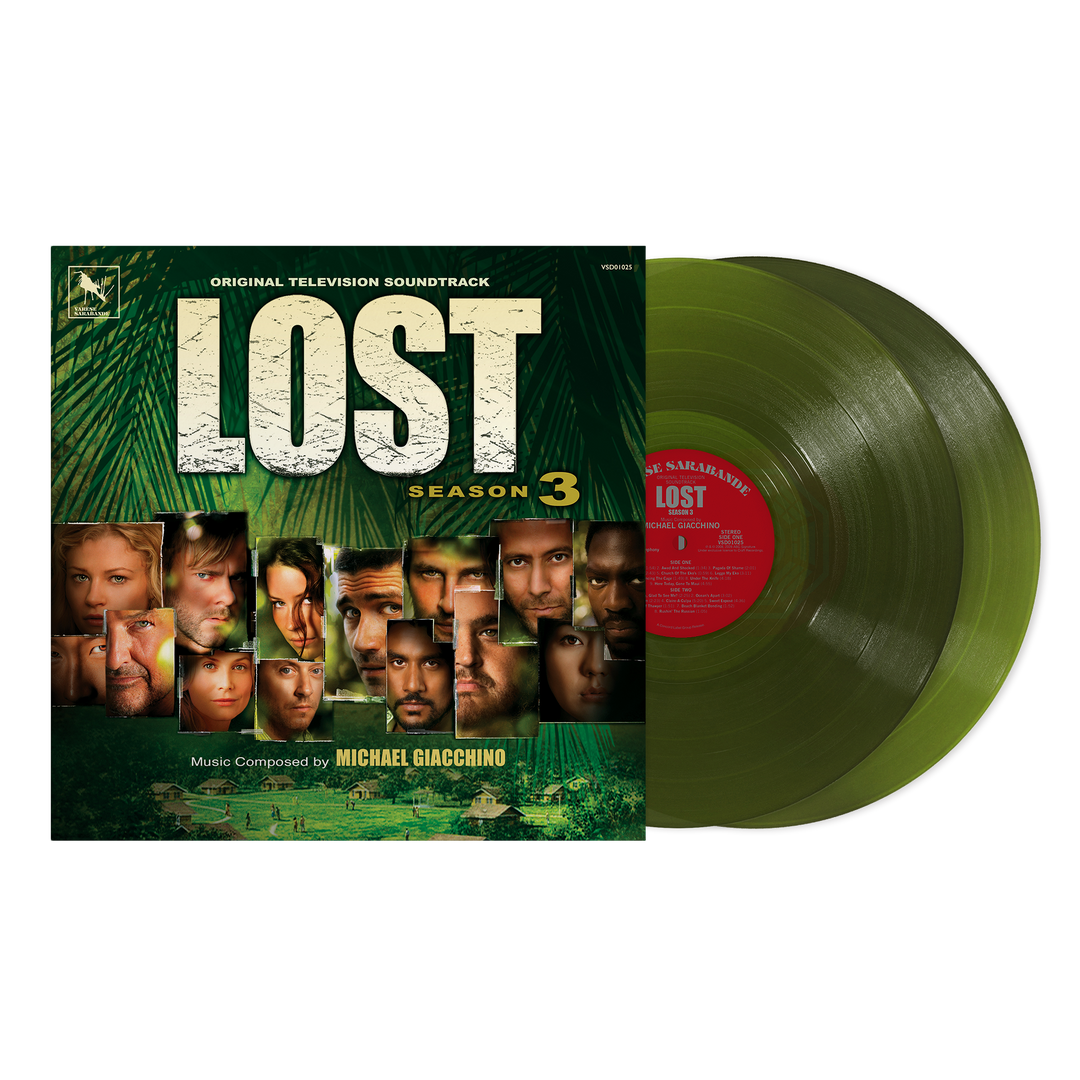 MICHAEL GIACCHINO - LOST : SEASON THREE OST (2LP) (FOREST GREEN COLOURED) VINYL