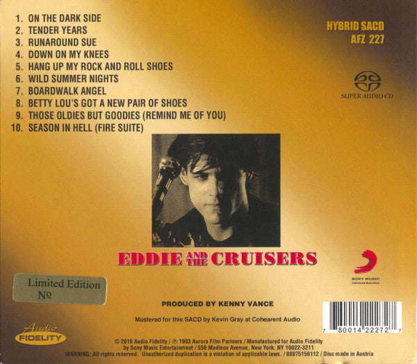 JOHN CAFFERTY - EDDIE AND THE CRUISERS OST (AUDIO FIDELITY) HYBRID SACD