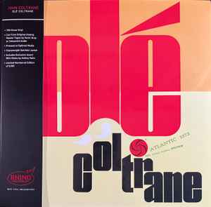 JOHN COLTRANE - OLÈ (RHINO HIGH FIDELITY) COLTRANE VINYL