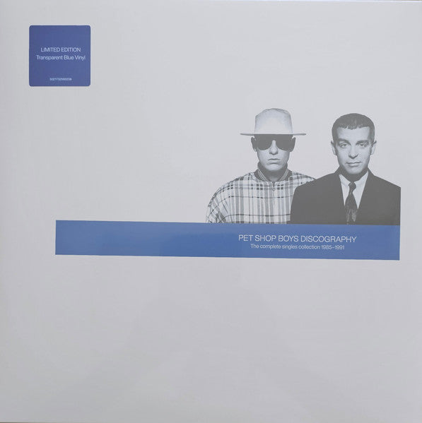 PET SHOP BOYS - DISCOGRAPHY (BLUE COLOURED 2LP) VINYL