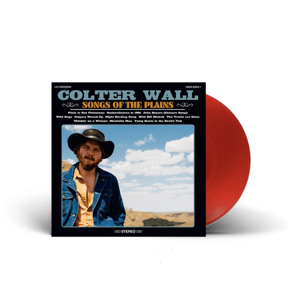 COLTER WALL - SONGS OF THE PLAINS (RED COLOURED) VINYL