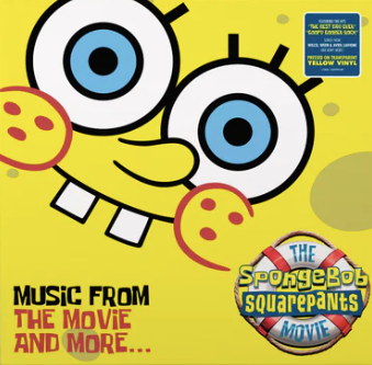 VARIOUS ARTISTS - THE SPONGEBOB SQUAREPANTS MOVIE (YELLOW COLOURED) VINYL