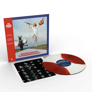 ROLLING STONES - GET YER YA-YA'S OUT (RED/WHITE STRIPED COLOURED) RSD BF24 VINYL