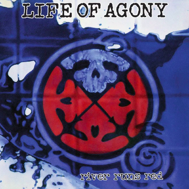 LIFE OF AGONY - RIVER RUNS RED (CLEAR/RED/BLUE SWIRL) VINYL