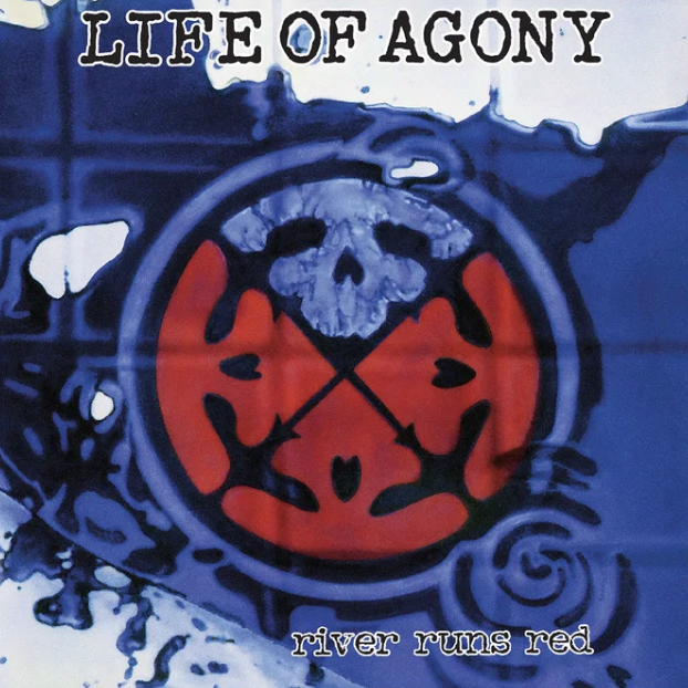 LIFE OF AGONY - RIVER RUNS RED (CLEAR/RED/BLUE SWIRL) VINYL