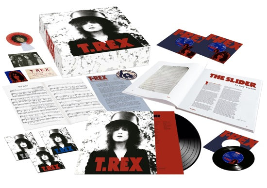 T-REX - THE SLIDER : 40TH ANNIVERSARY (2CD+DVD+LP+3x7") (USED BOX SET 2012 UK/EU M-/M-/EX+)