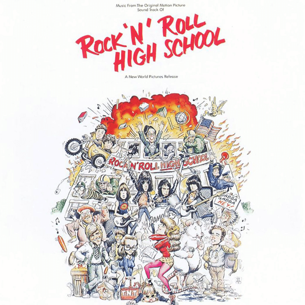 VARIOUS ARTISTS - ROCK 'N' ROLL HIGH SCHOOL O.S.T. (ORANGE COLOURED) VINYL