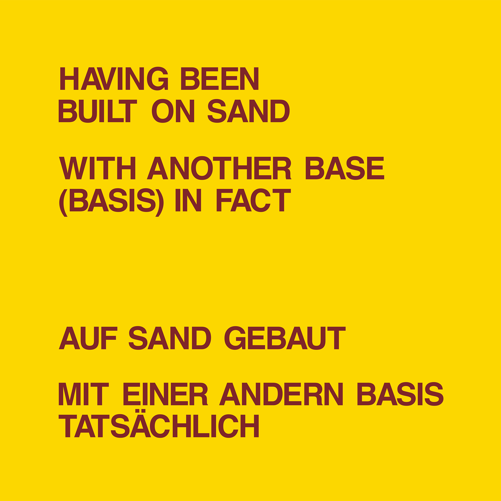 DICKIE LANDRY - HAVING BEEN BUILT ON SAND VINYL