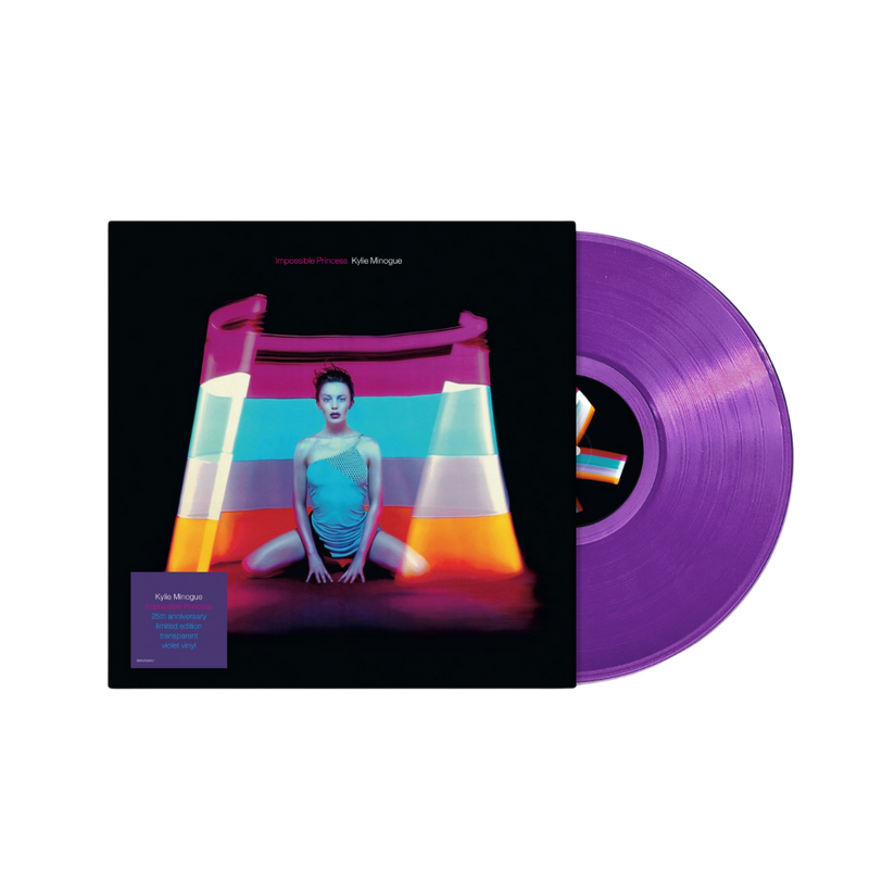KYLIE - IMPOSSIBLE PRINCESS: 25TH ANNIVERSARY (TRANSPARENT VIOLET) VINYL