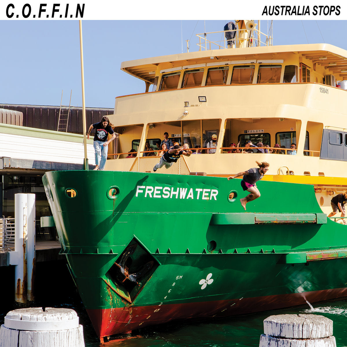 C.O.F.F.I.N - AUSTRALIA STOPS (LP+STICKER SHEET) VINYL