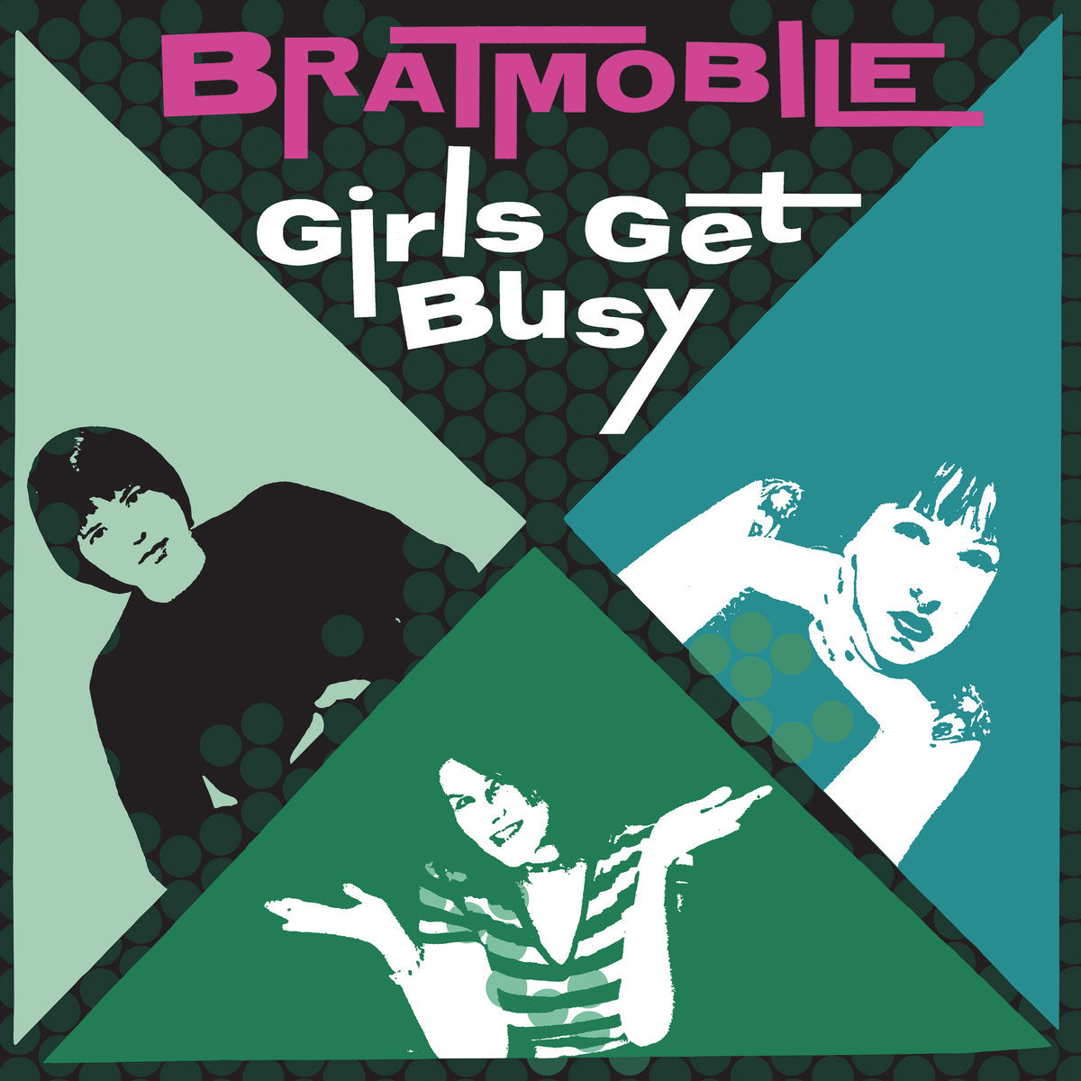 BRATMOBILE - GIRLS GET BUSY (GREEN) VINYL