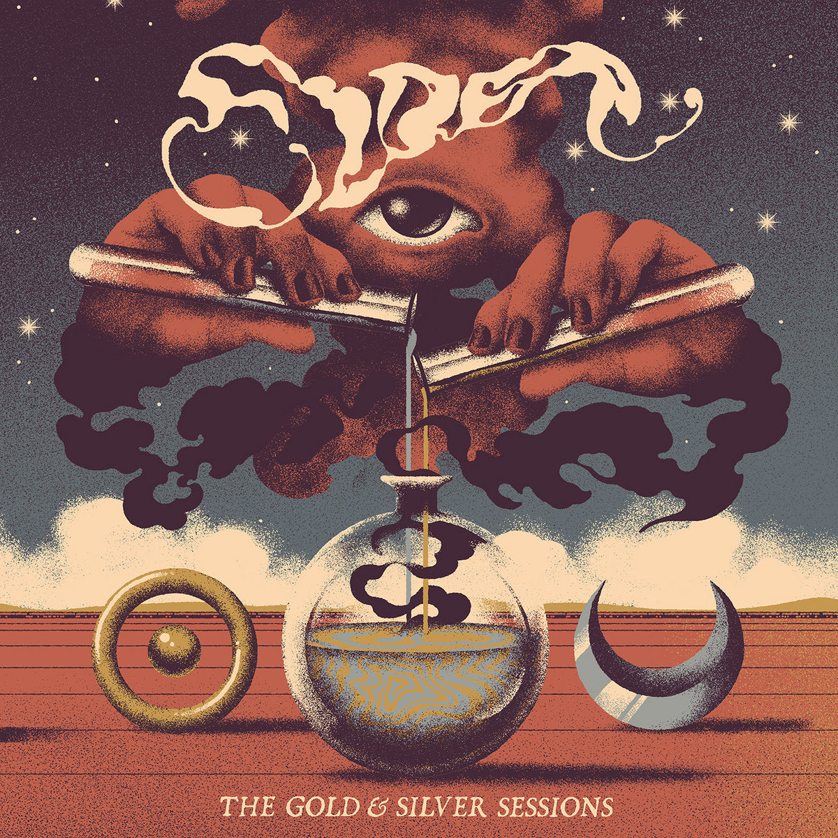 ELDER - THE GOLD & SILVER SESSIONS (BLUE COSMIC NEBULA) VINYL