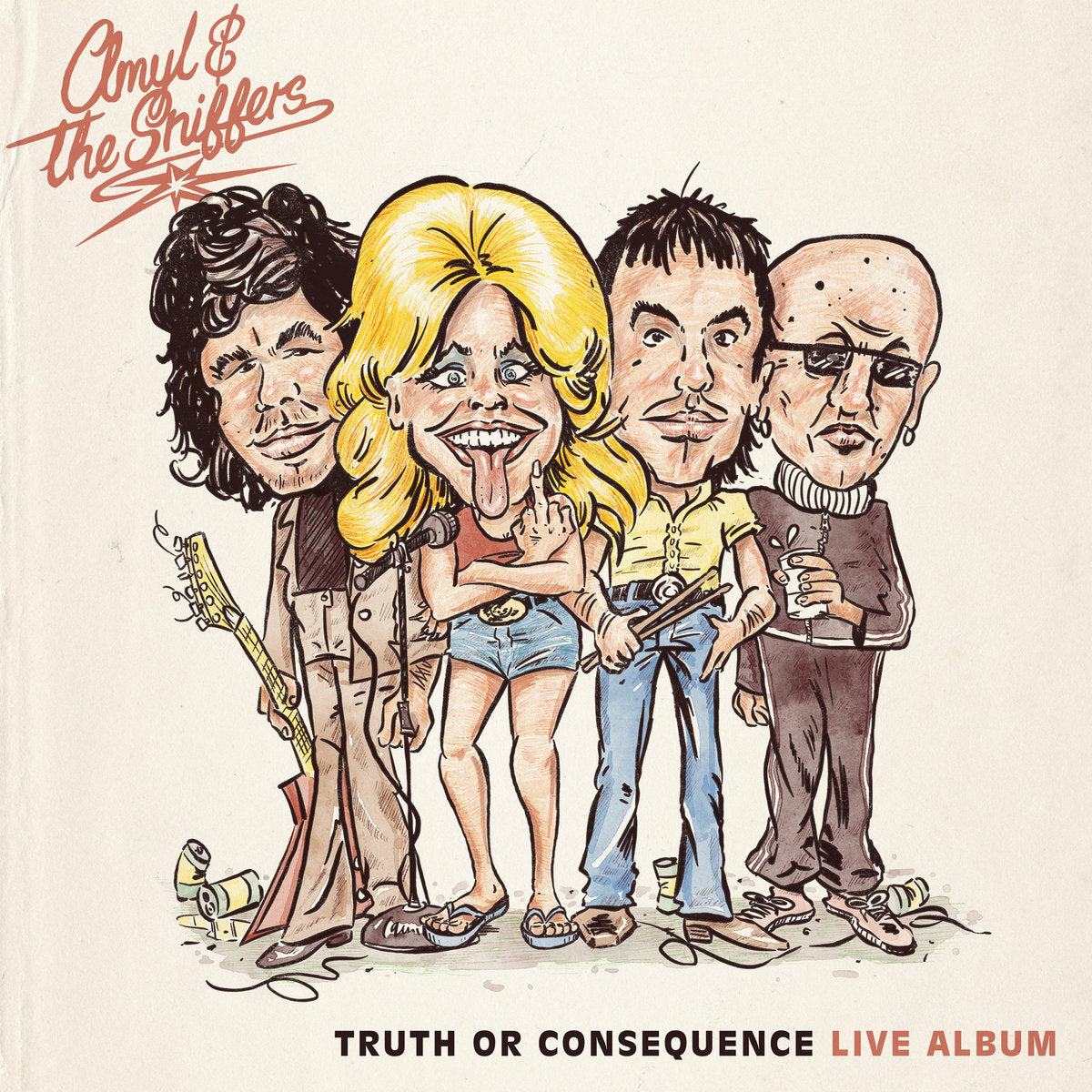 AMYL & THE SNIFFERS - TRUTH OR CONSEQUENCE : LIVE FROM EL COYOTE VINYL