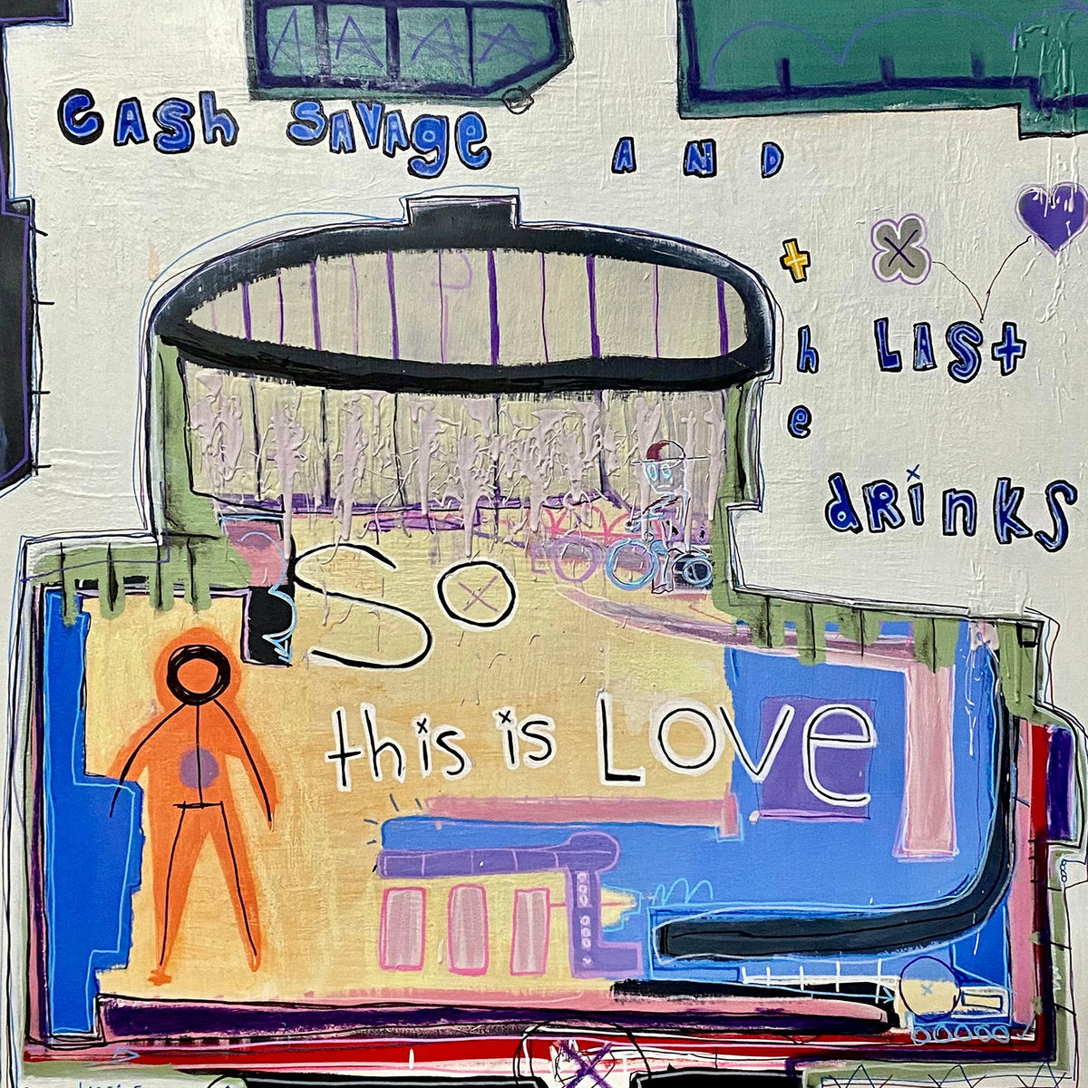 CASH SAVAGE AND THE LAST DRINKS - THIS IS LOVE (PINK COLOURED) VINYL