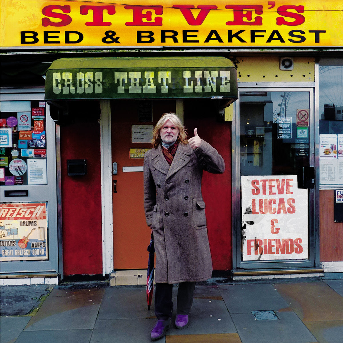 STEVE LUCAS - CROSS THAT LINE ‎CD