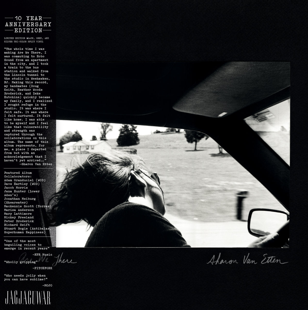 SHARON VAN ETTEN - ARE WE THERE : 10TH ANNIVERSARY (BLACK/GREY/SILVER TRI COLOURED) VINYL