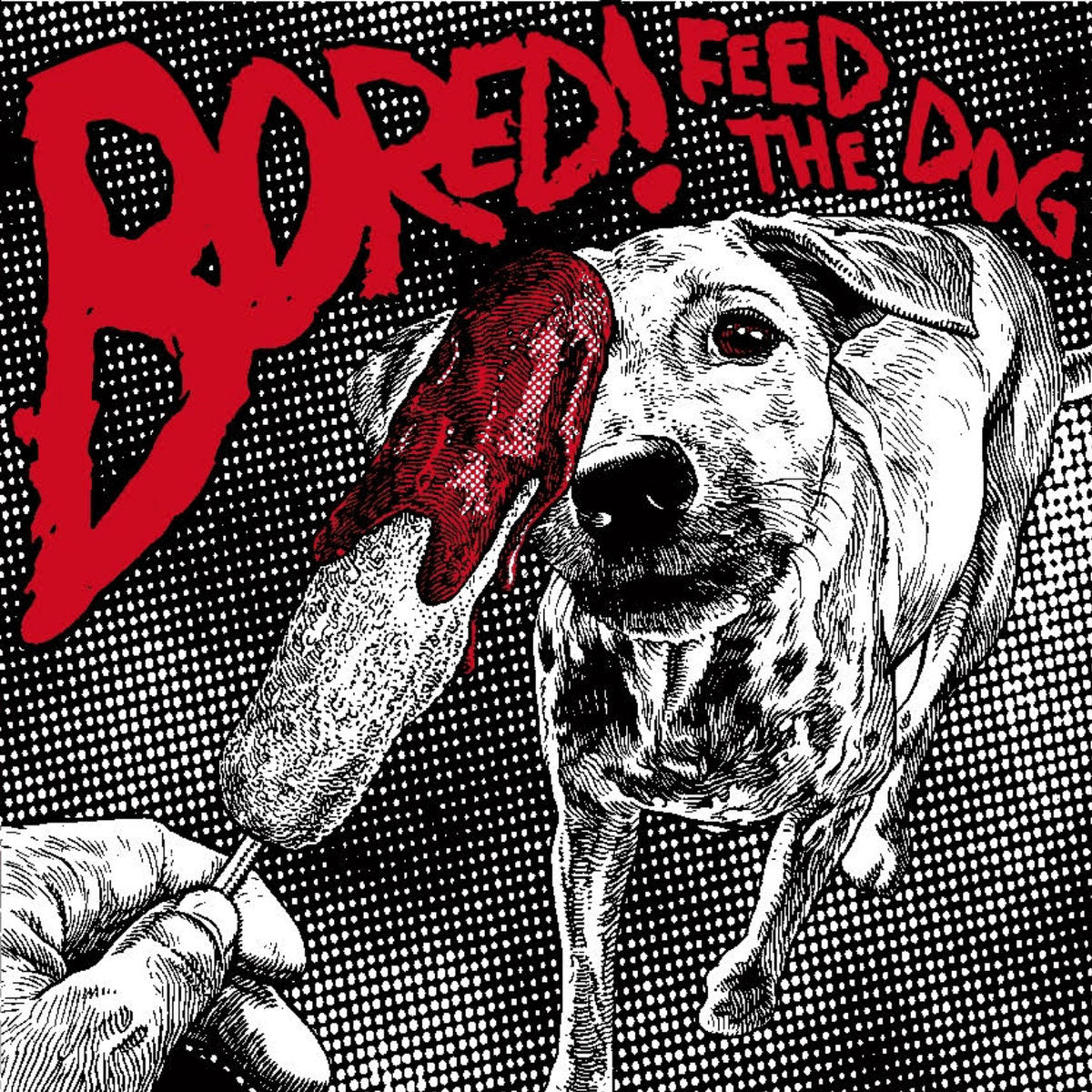 BORED - FEED THE DOG (RED AND YELLOW COLOURED) VINYL