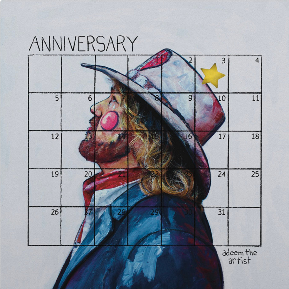 ADEEM THE ARTIST - ANNIVERSARY (METALLIC SILVER COLOURED) VINYL