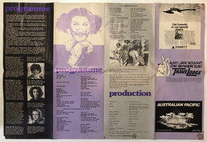 AUNTY JACK - IN BLOODY CONCERT (USED) POSTER/PROGRAMME