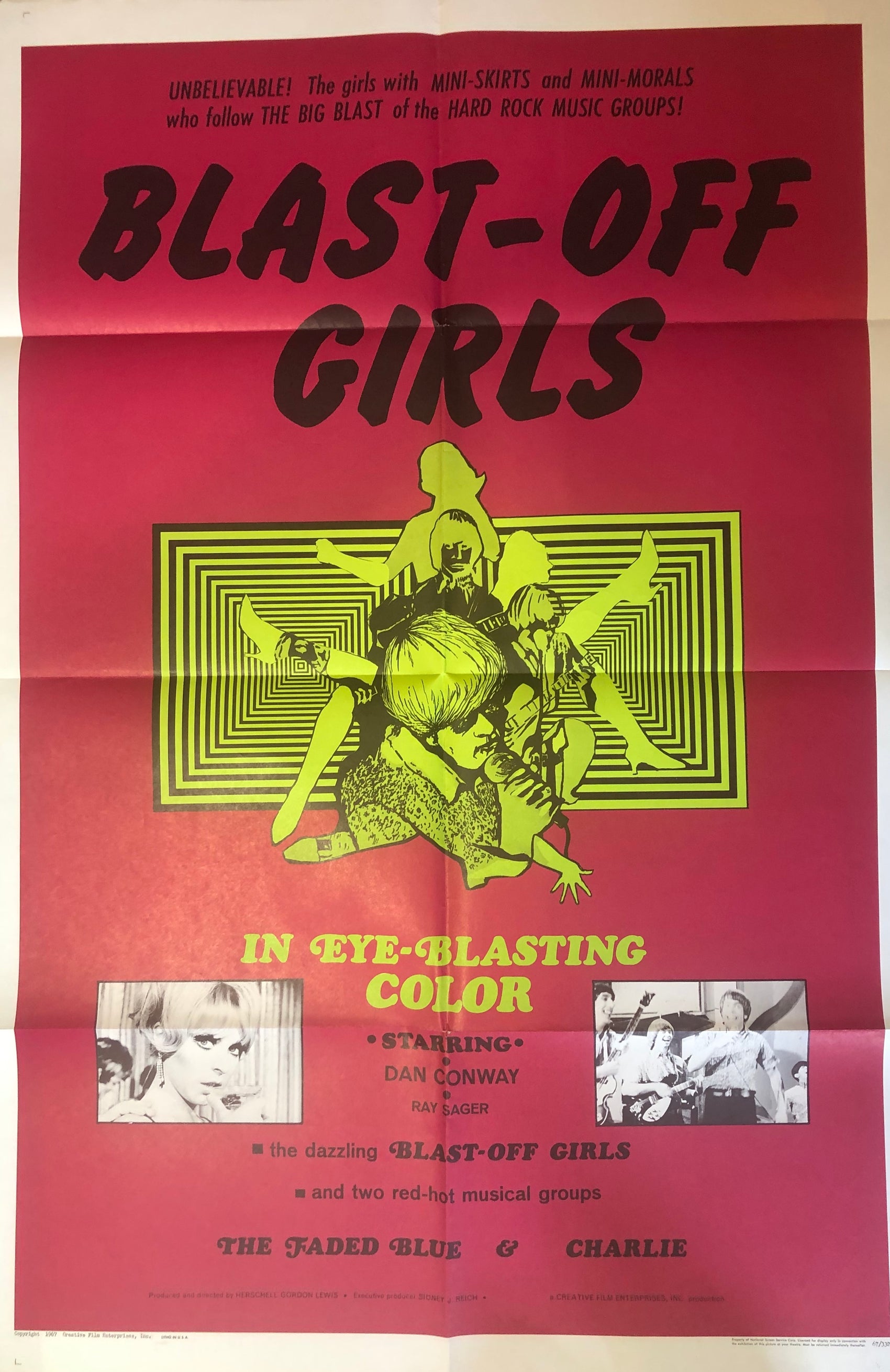 BLAST-OFF GIRLS - (USED) MOVIE POSTER