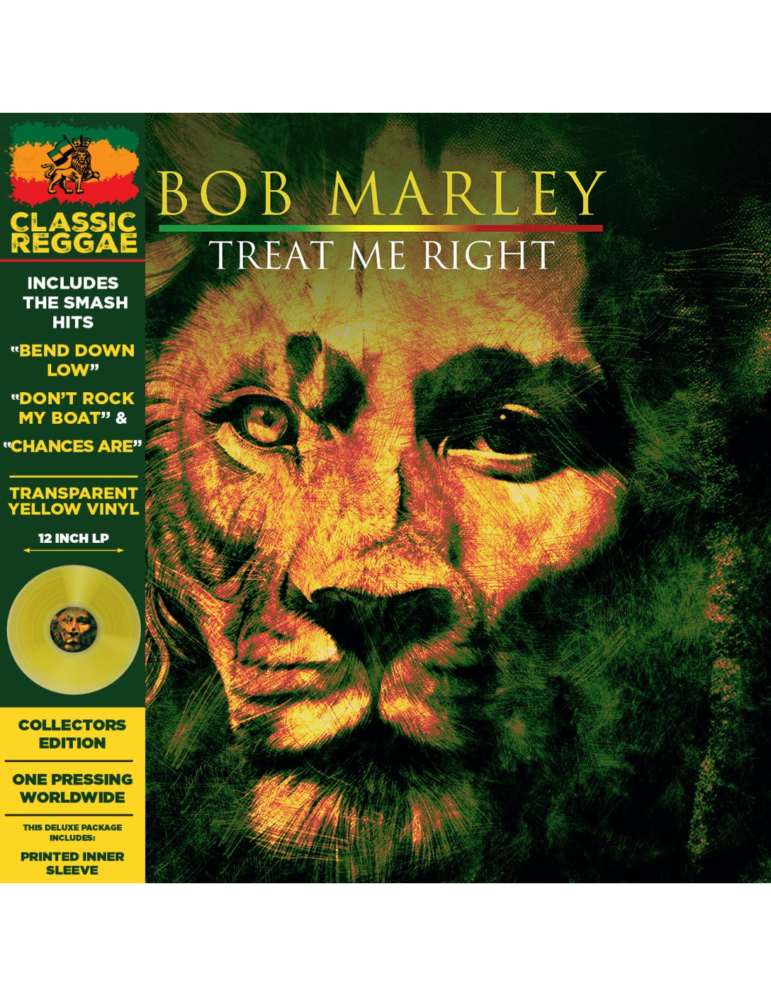 BOB MARLEY - TREAT ME RIGHT (COLOURED) VINYL